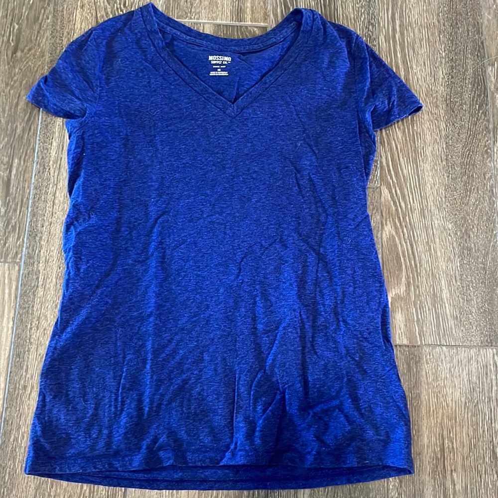 Royal Blue V-Neck T-Shirt